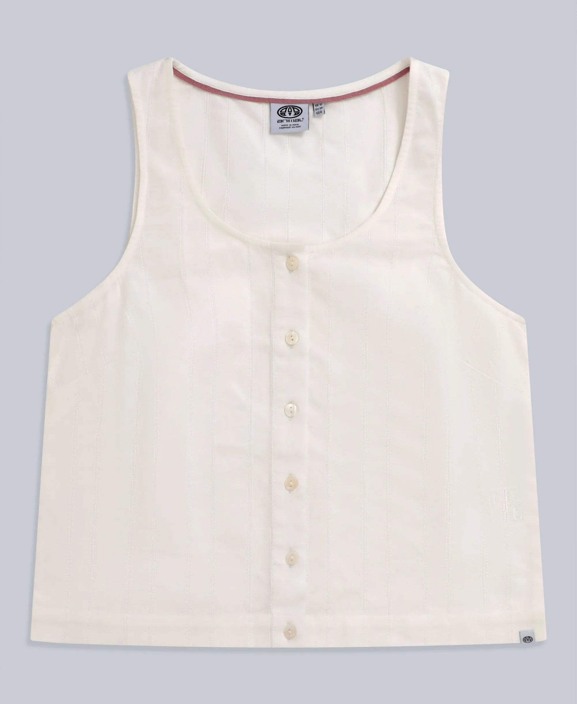 Ali Womens Vest - White