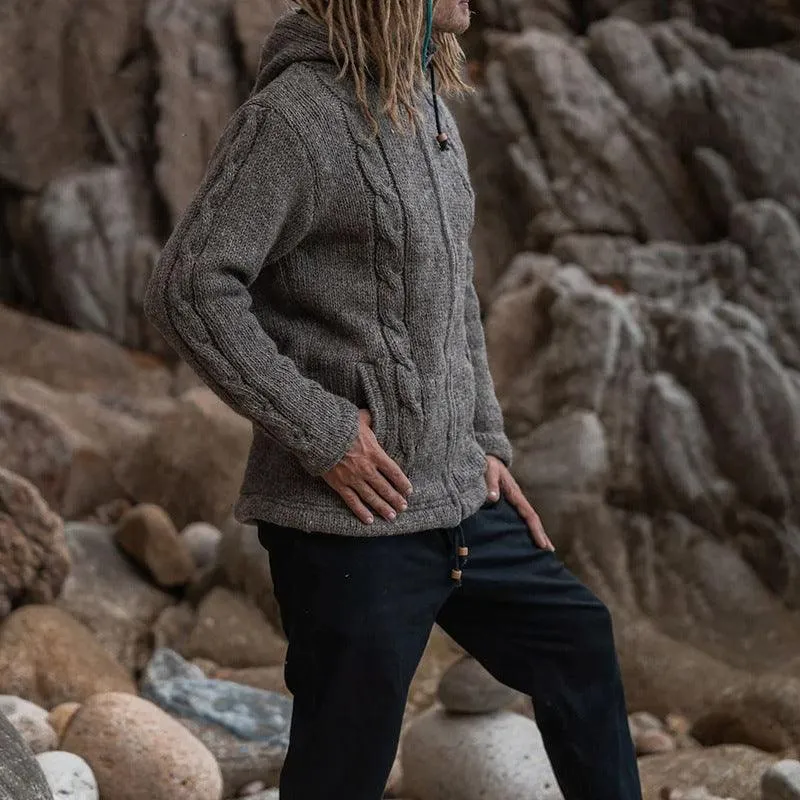 Autumn Winter Men's Knitwear In Solid Color