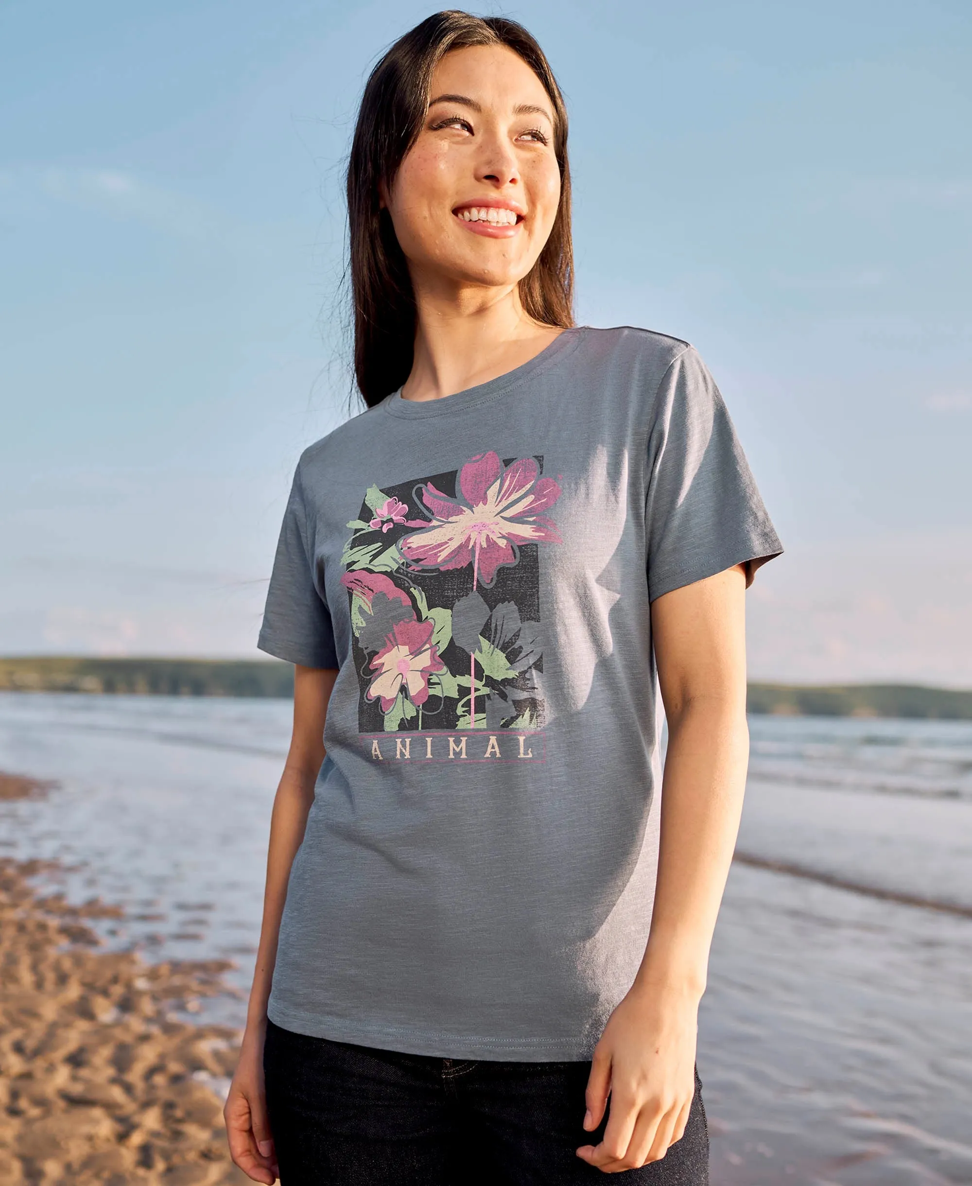 Canopy Carina Womens T-Shirt - Blue