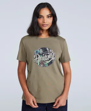Canopy Carina Womens T-Shirt - Khaki
