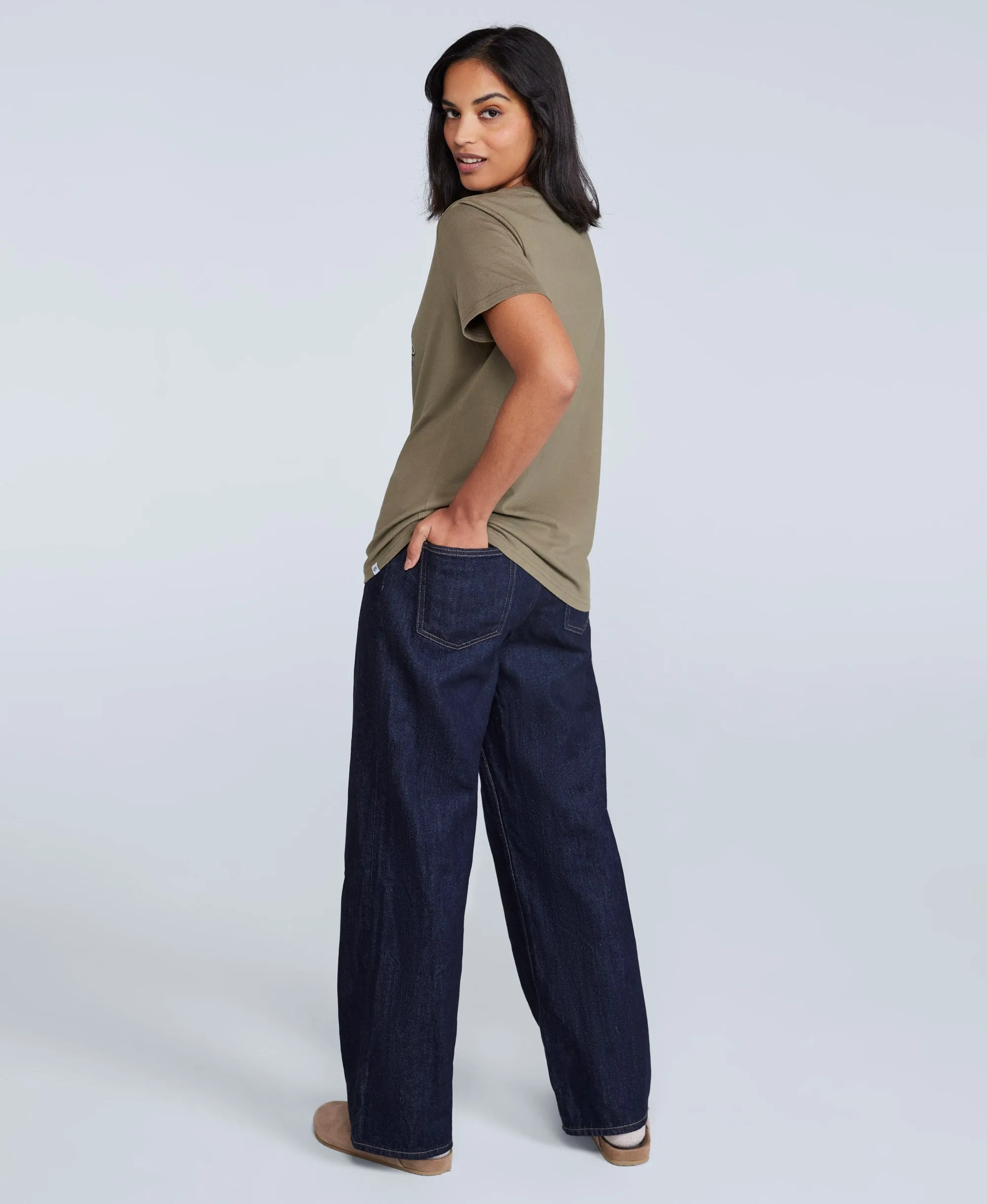 Canopy Carina Womens T-Shirt - Khaki