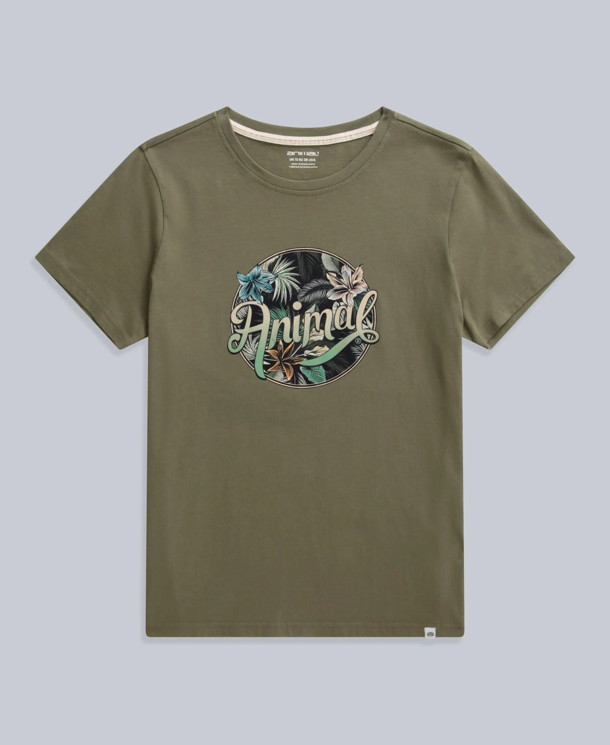 Canopy Carina Womens T-Shirt - Khaki