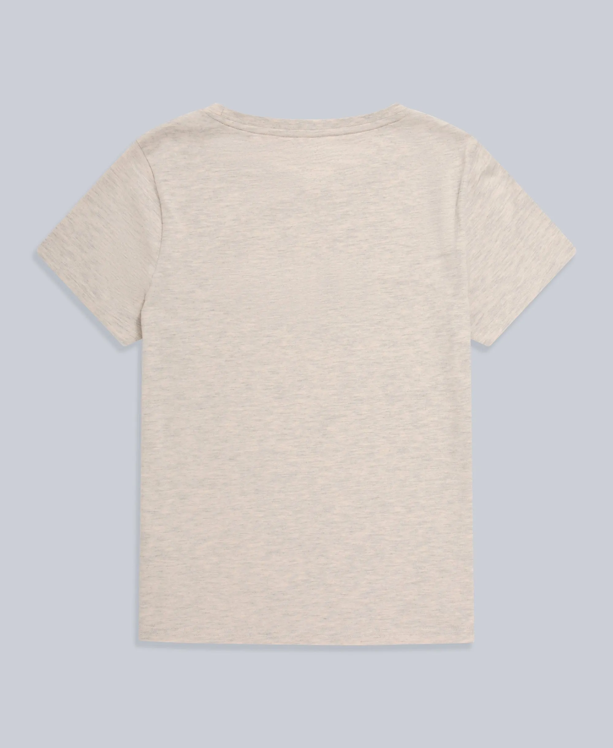 Carina Womens Graphic T-Shirt - Beige