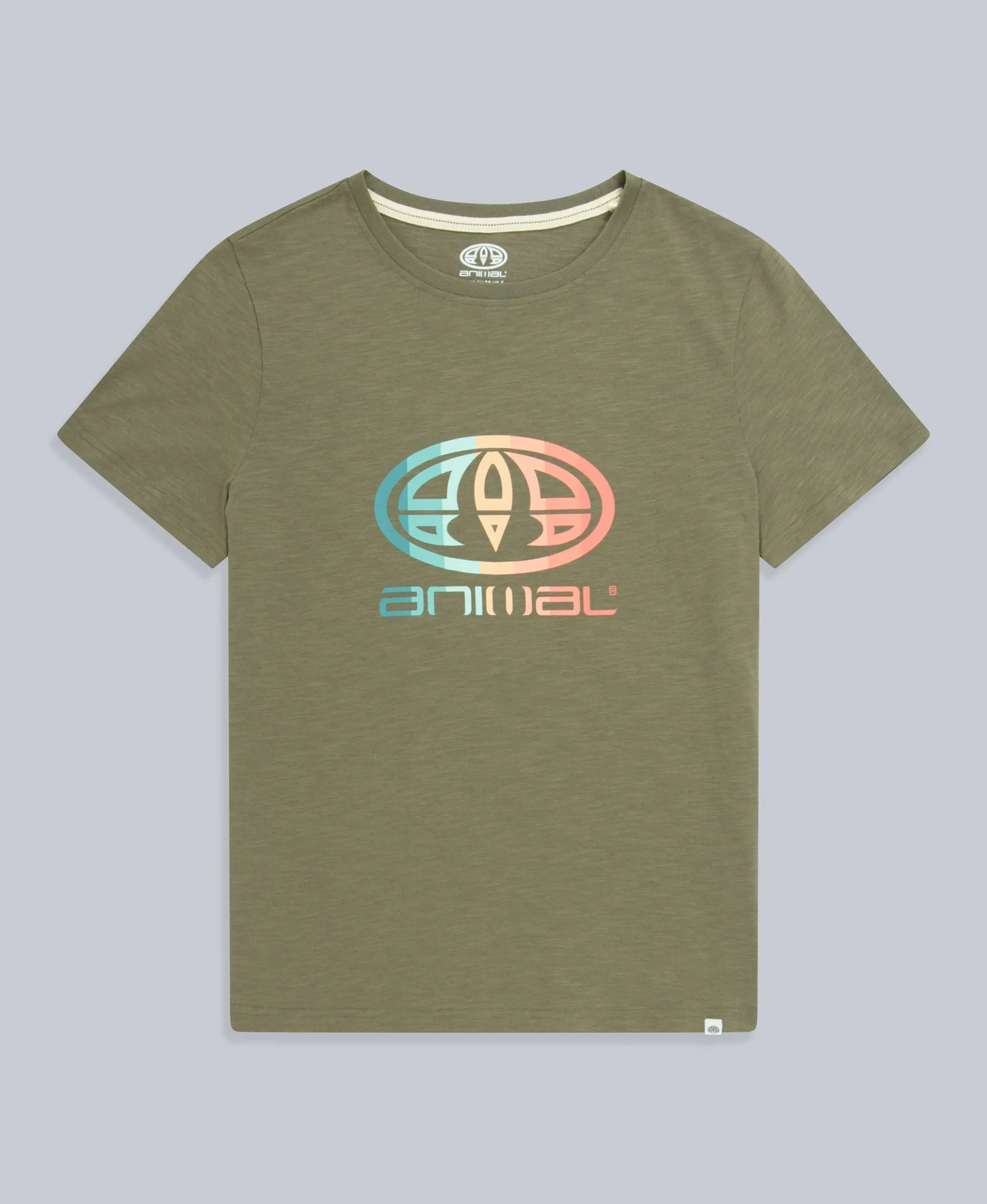 Carina Womens Graphic T-Shirt - Khaki