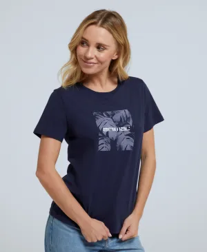 Carina Womens Graphic T-Shirt - Navy