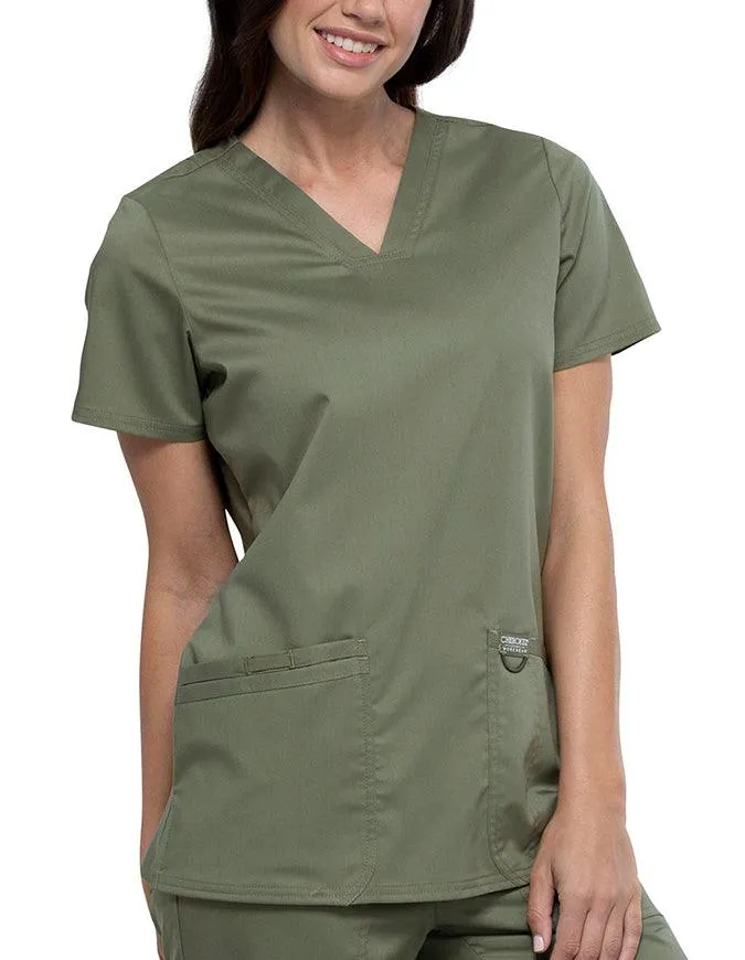 Cherokee Workwear Revolution Women's Nursing V-Neck Top