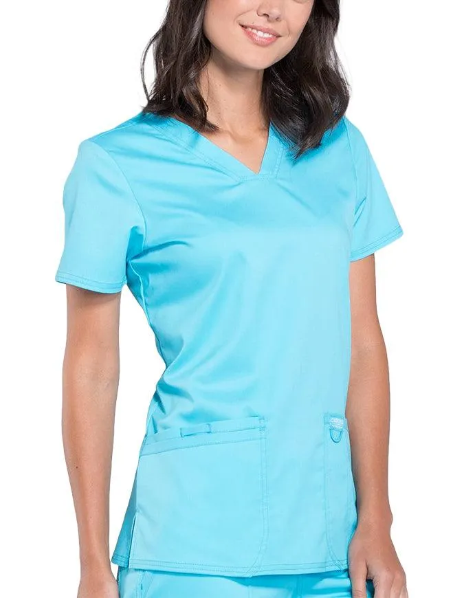 Cherokee Workwear Revolution Women's Nursing V-Neck Top