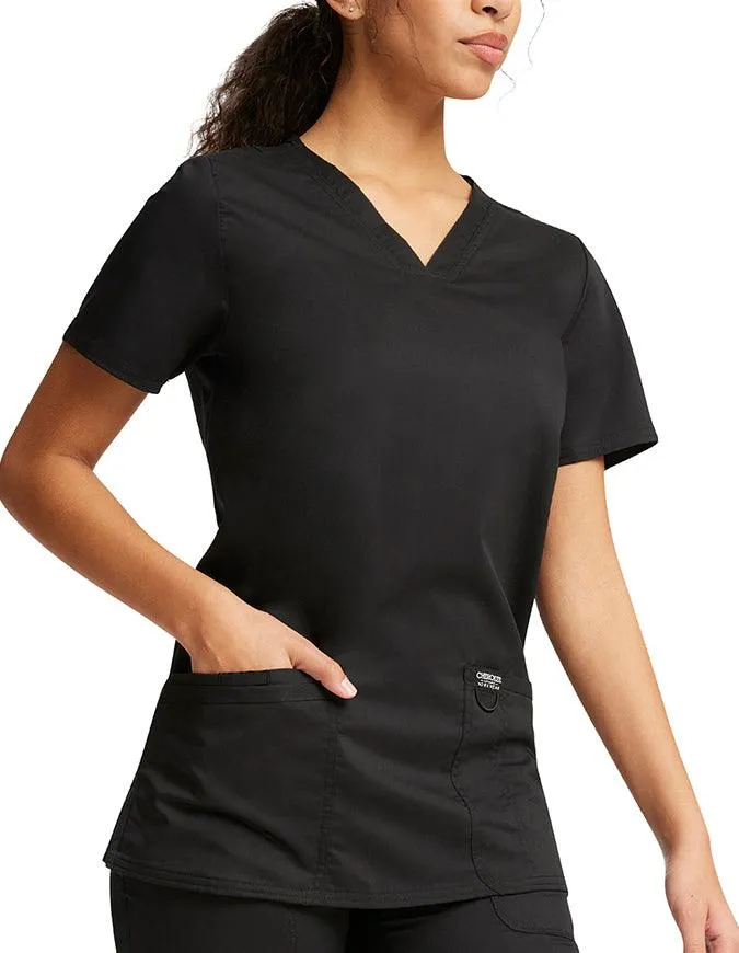 Cherokee Workwear Revolution Women's Nursing V-Neck Top