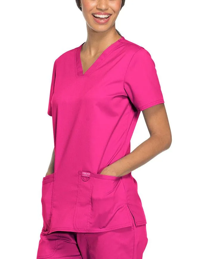 Cherokee Workwear Revolution Women's Nursing V-Neck Top
