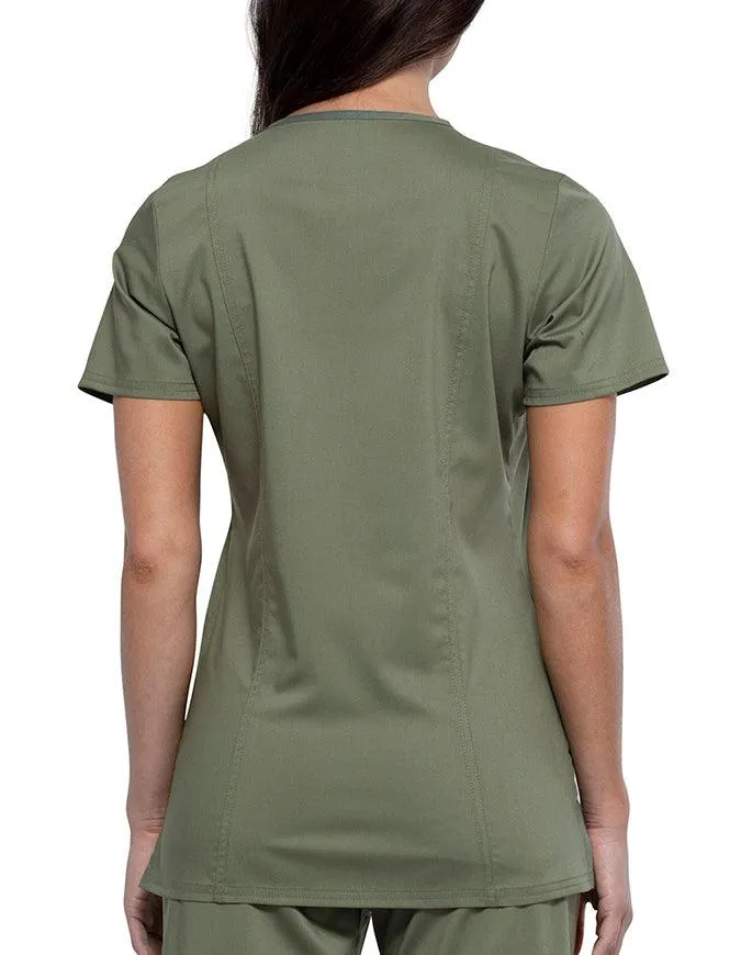 Cherokee Workwear Revolution Women's Nursing V-Neck Top