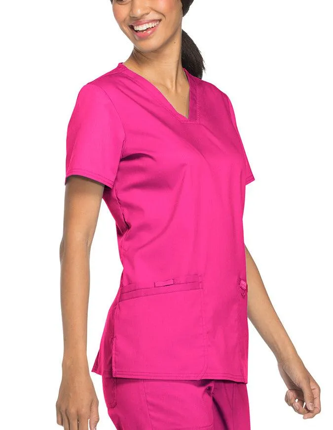 Cherokee Workwear Revolution Women's Nursing V-Neck Top