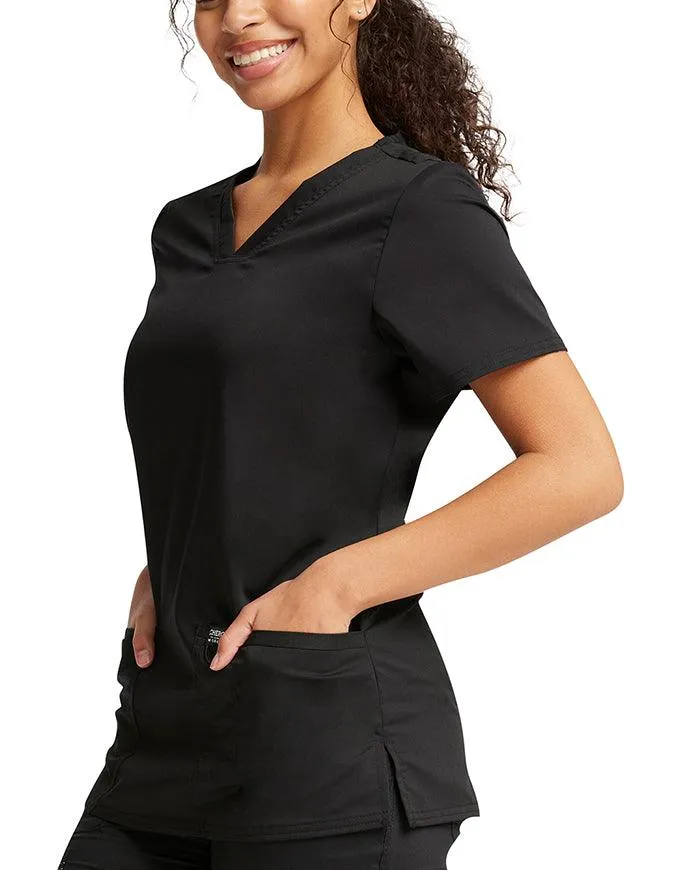 Cherokee Workwear Revolution Women's Nursing V-Neck Top