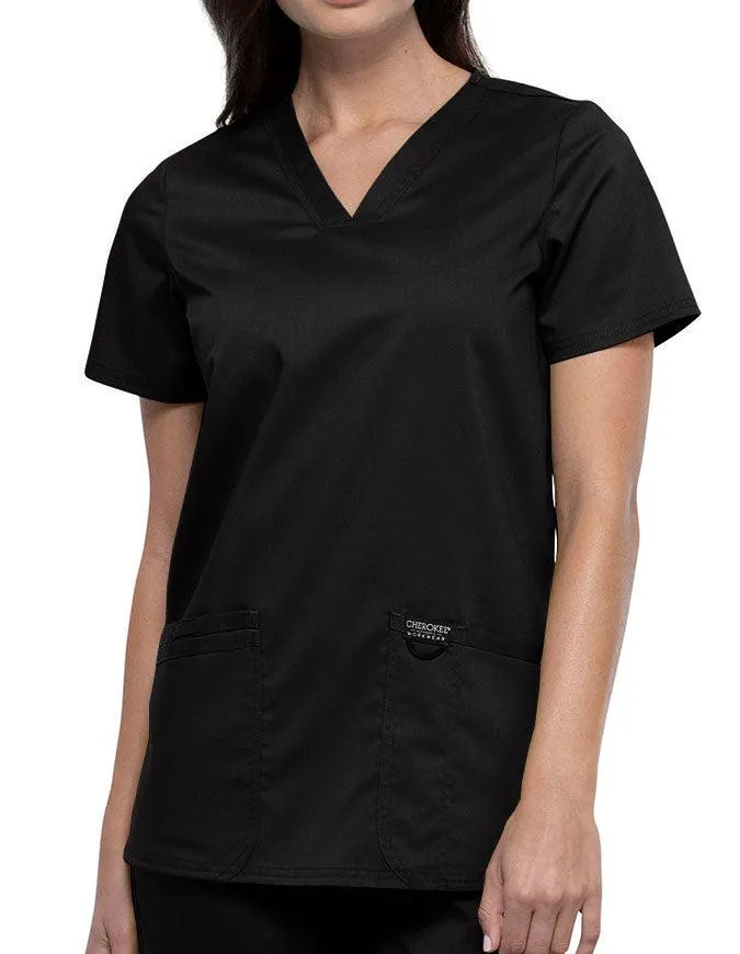 Cherokee Workwear Revolution Women's Nursing V-Neck Top