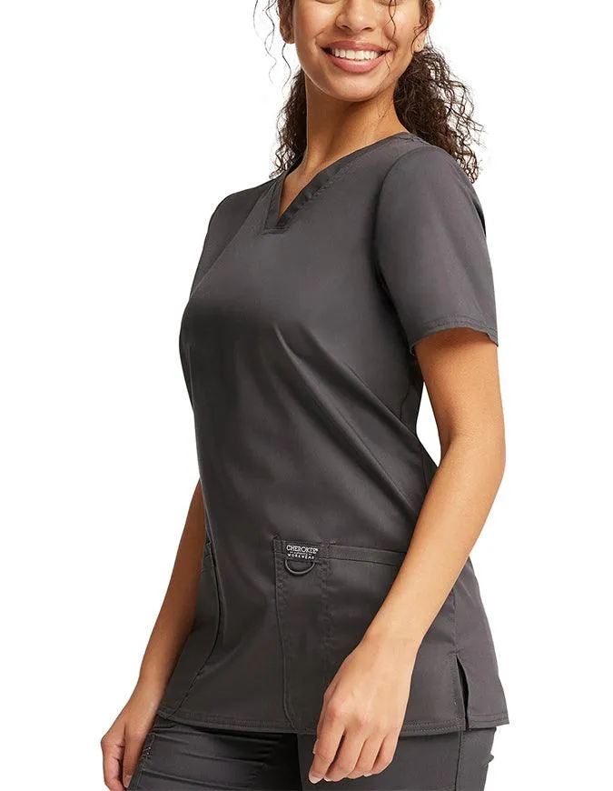 Cherokee Workwear Revolution Women's Nursing V-Neck Top