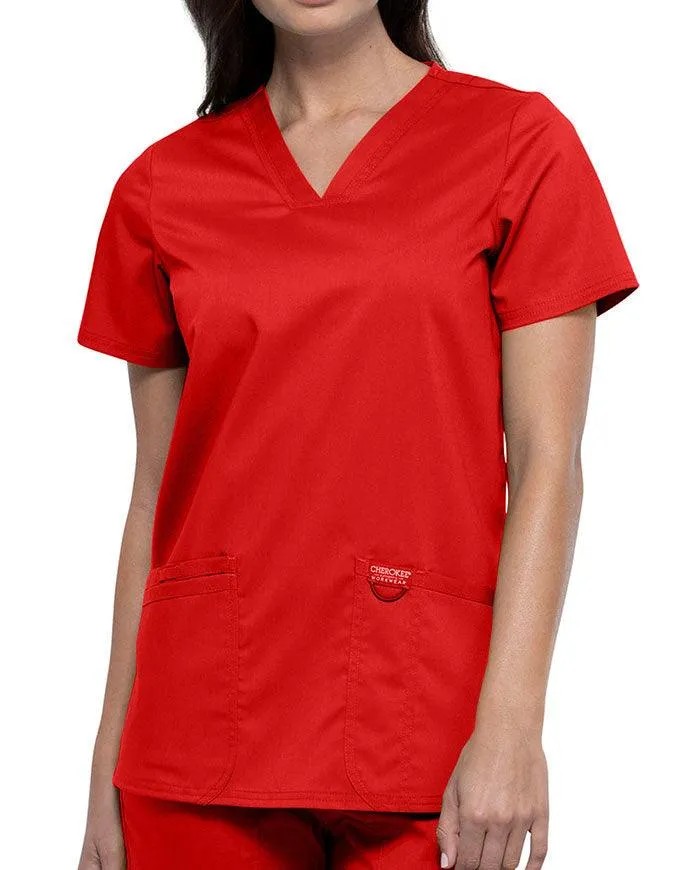 Cherokee Workwear Revolution Women's Nursing V-Neck Top