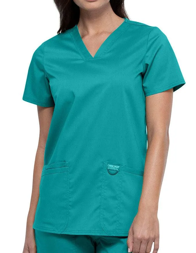 Cherokee Workwear Revolution Women's Nursing V-Neck Top