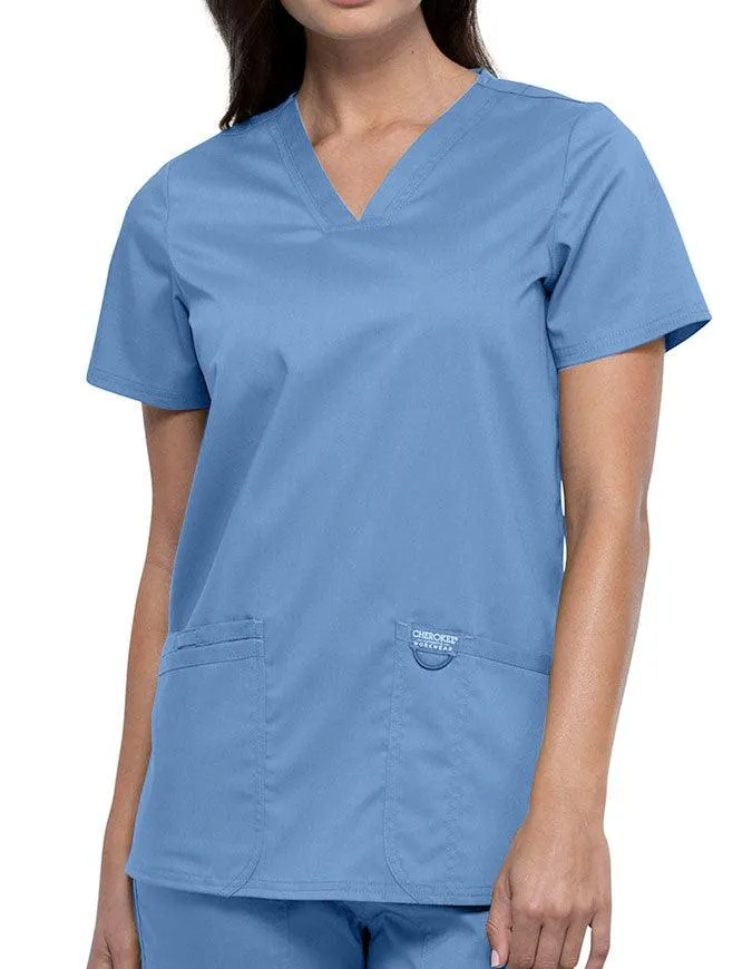 Cherokee Workwear Revolution Women's Nursing V-Neck Top