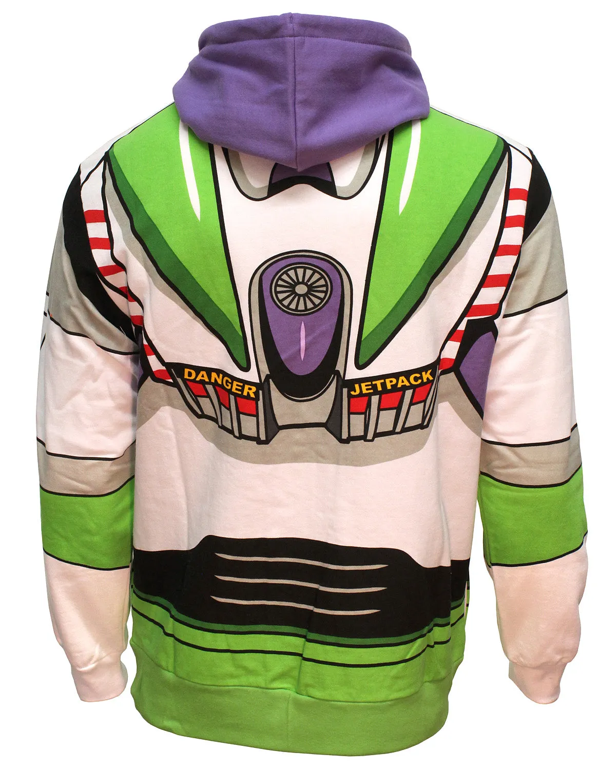 Disney Pixar Toy Story Men's I Am Buzz Lightyear Costume Adult Zip Hoodie