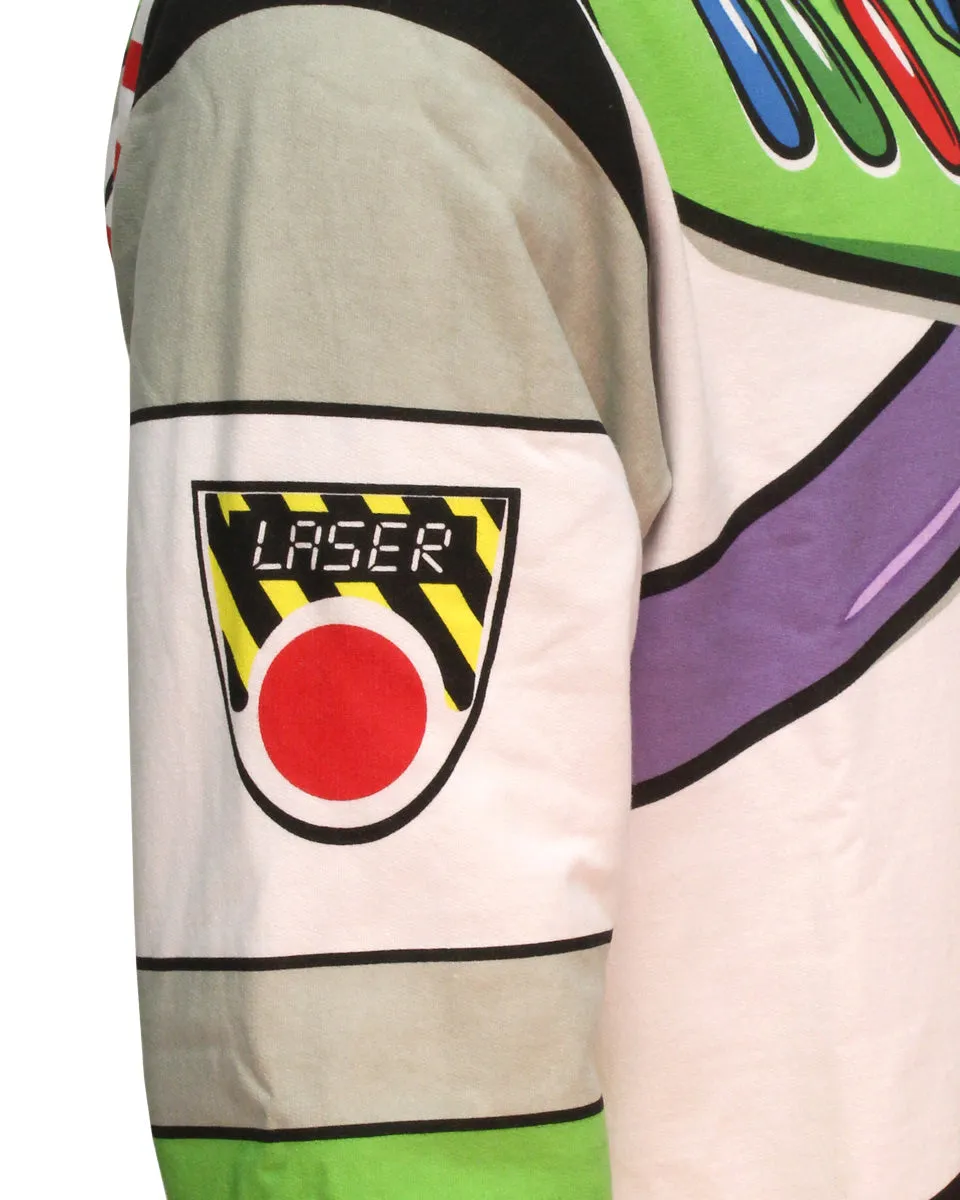 Disney Pixar Toy Story Men's I Am Buzz Lightyear Costume Adult Zip Hoodie
