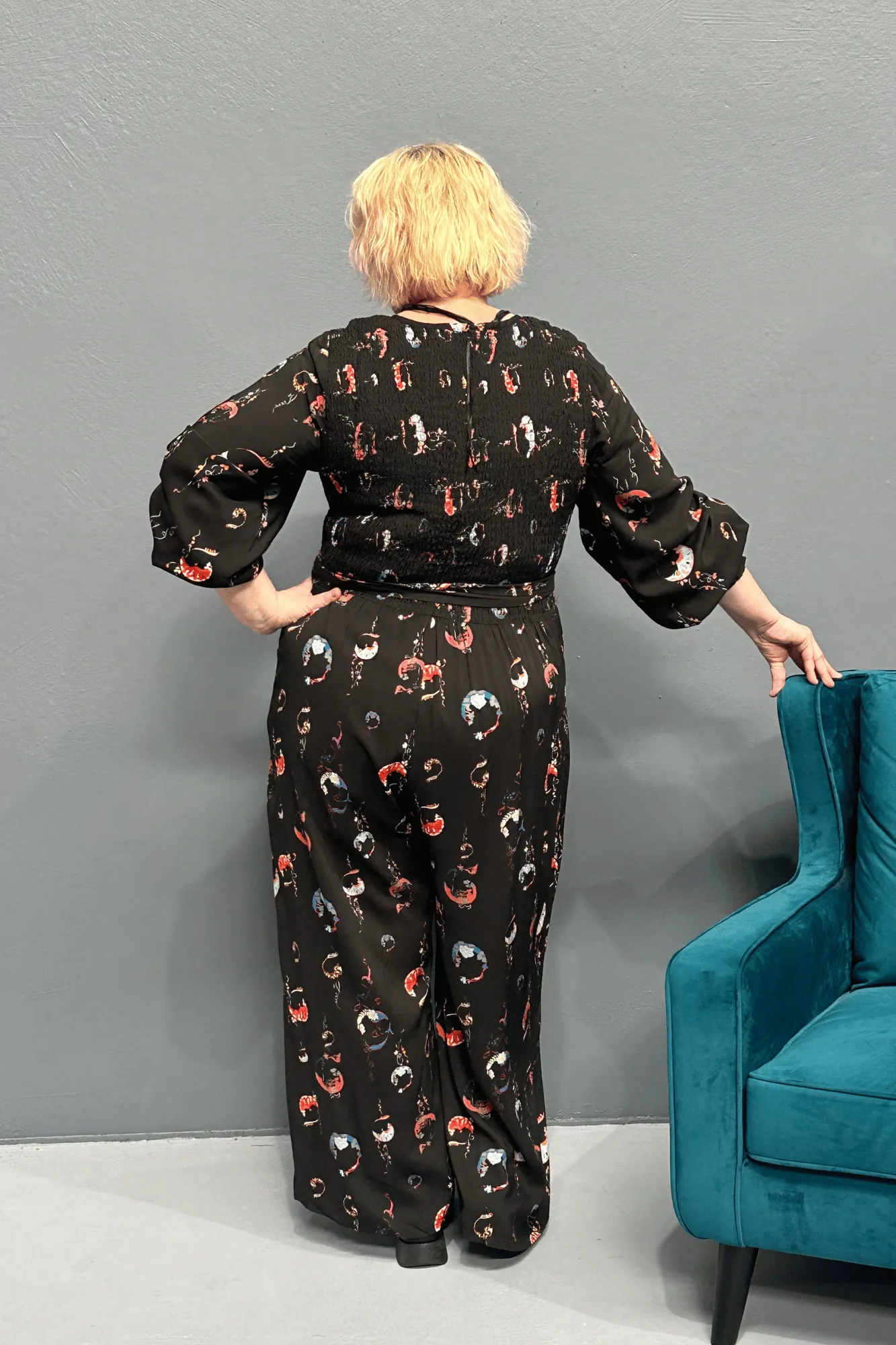 'FEARLESS' Jumpsuit - Moon Print