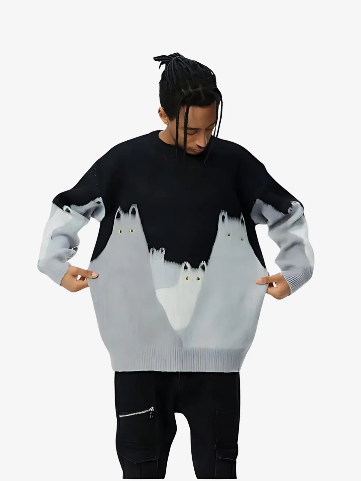 KG Happy Cat Sweater