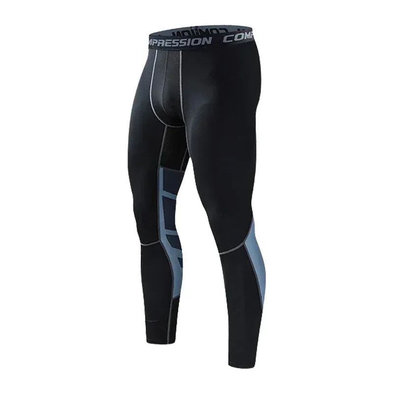 Men's Compression Running Tracksuit - Fitness Sportswear Set with Leggings & Tight Sweatpants | Gym Training Rash Guard