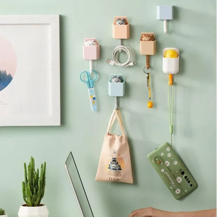 Pouncing Peg Self Adhesive Hook