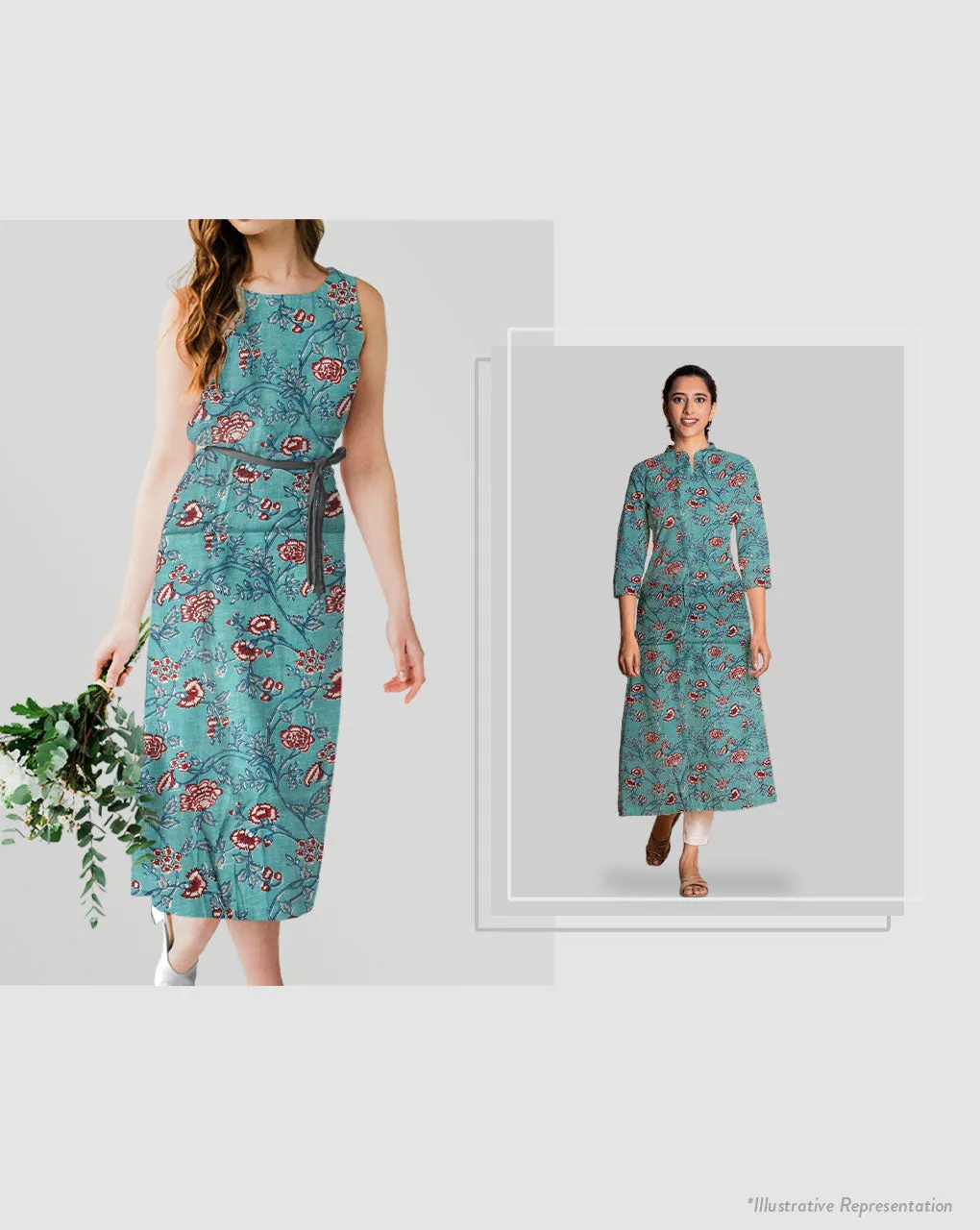 Screen Print Flex Rayon Fabric