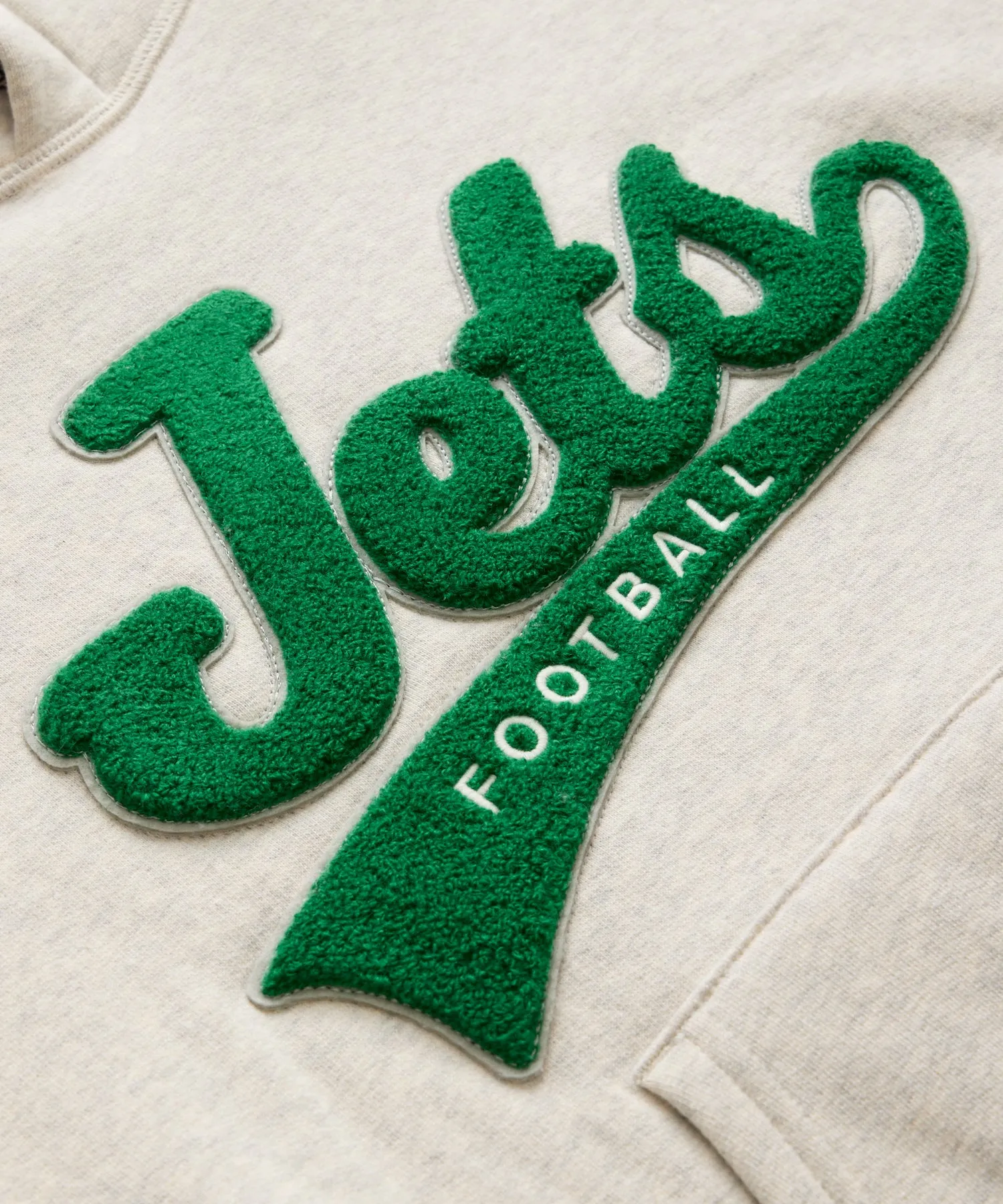 Todd Snyder   NFL by Fanatics Jets Oversized Fleece Hoodie