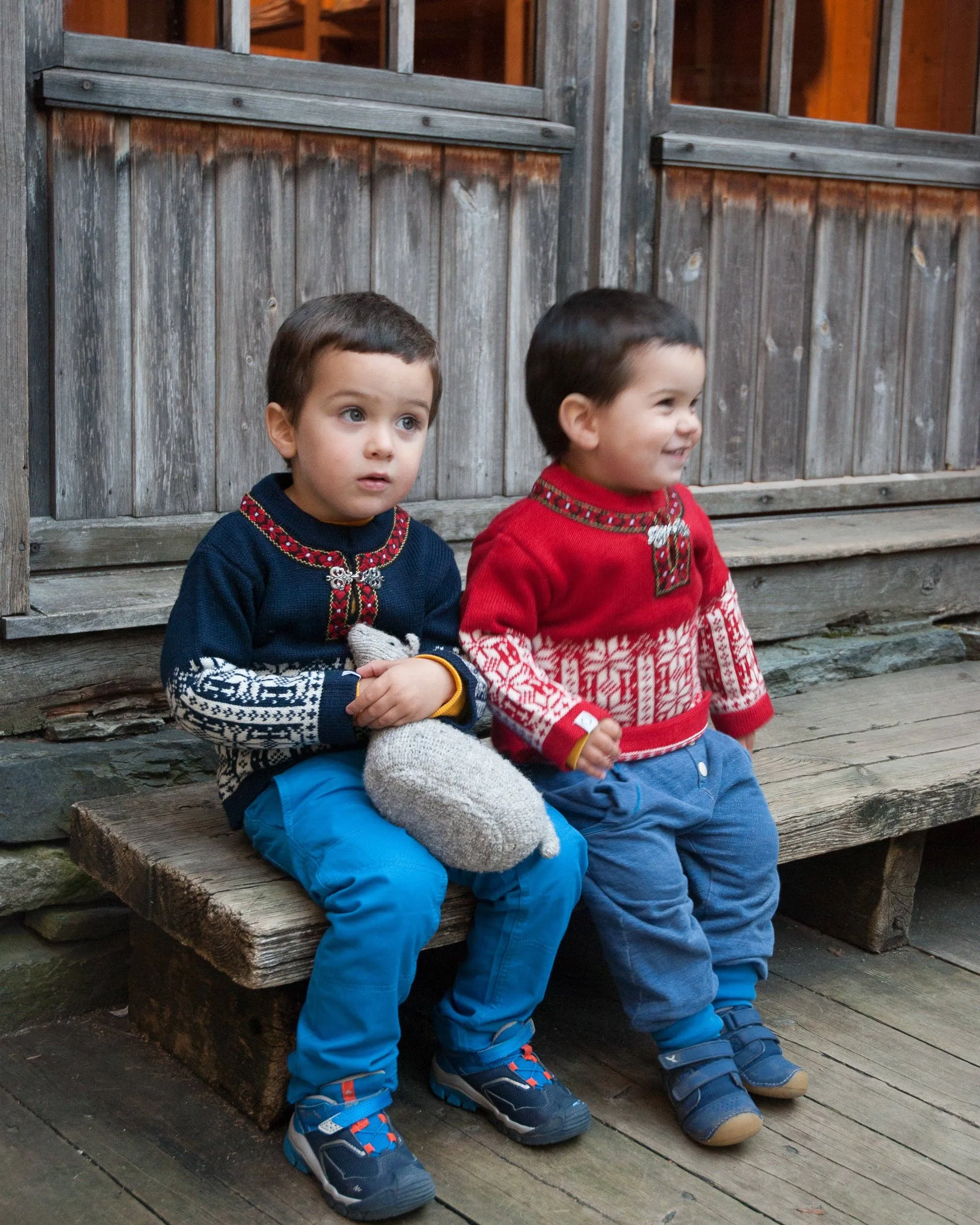 Ulriken Children's Sweater: Navy