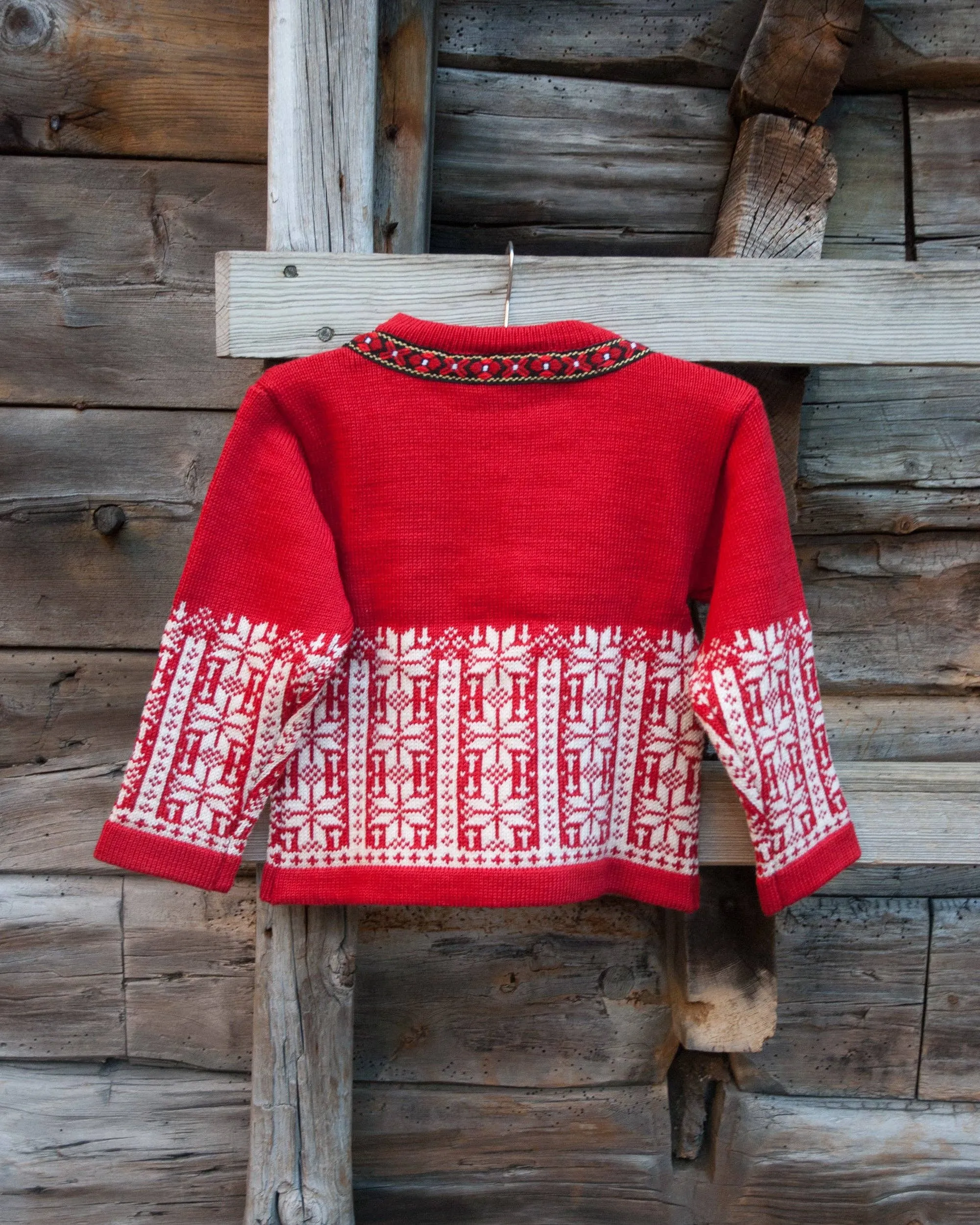 Ulriken Children's Sweater: Red